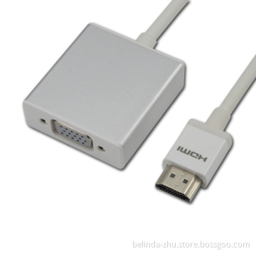 HDMI to VGA Female Adapter Cable Metal Shelling